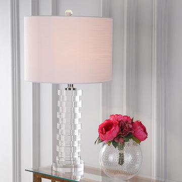 Sasha 25" Crystal LED Table Lamp - JONATHAN Y
